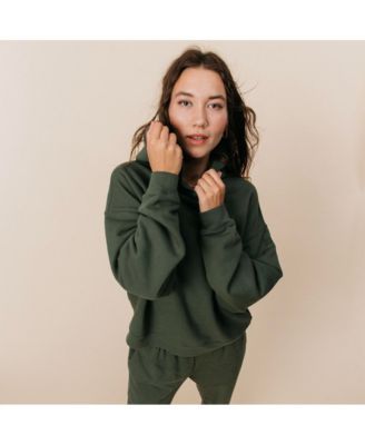 Women’s Organic Cotton Teddy Oversized Hoodie