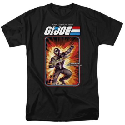 Men's Hashbro+ G.I. Joe Snake Eyes Card T Shirt