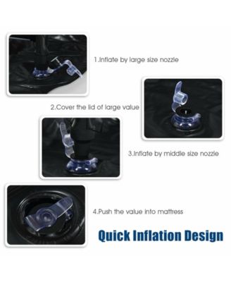Inflatable SUV Air Backseat Mattress Travel Pad with Pump Outdoor