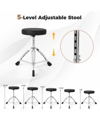 Electric Drum Set Foldable Drum Kit with 10 Demos USB MIDI and 2 Drumsticks