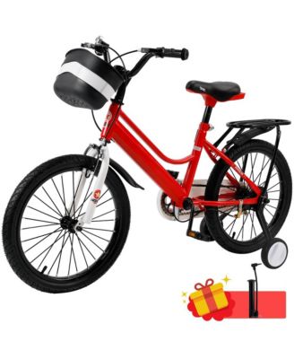 16-Inch Kids Bike with Anti-Pinch Chain Guard & Anti-Tip Training Wheels for All-Round Protection
