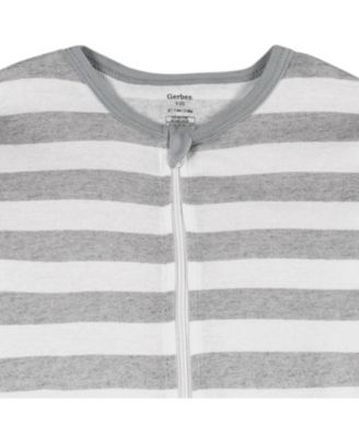 Toddler Boys 2-Pack Snug Fitting Footless Pajamas, Blue Snowman