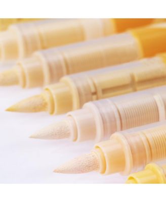 Anime Skin Tone Acrylic Paint Markers, 12 Water-Based Colors for Rock Painting, DIY Crafts, Coloring Books