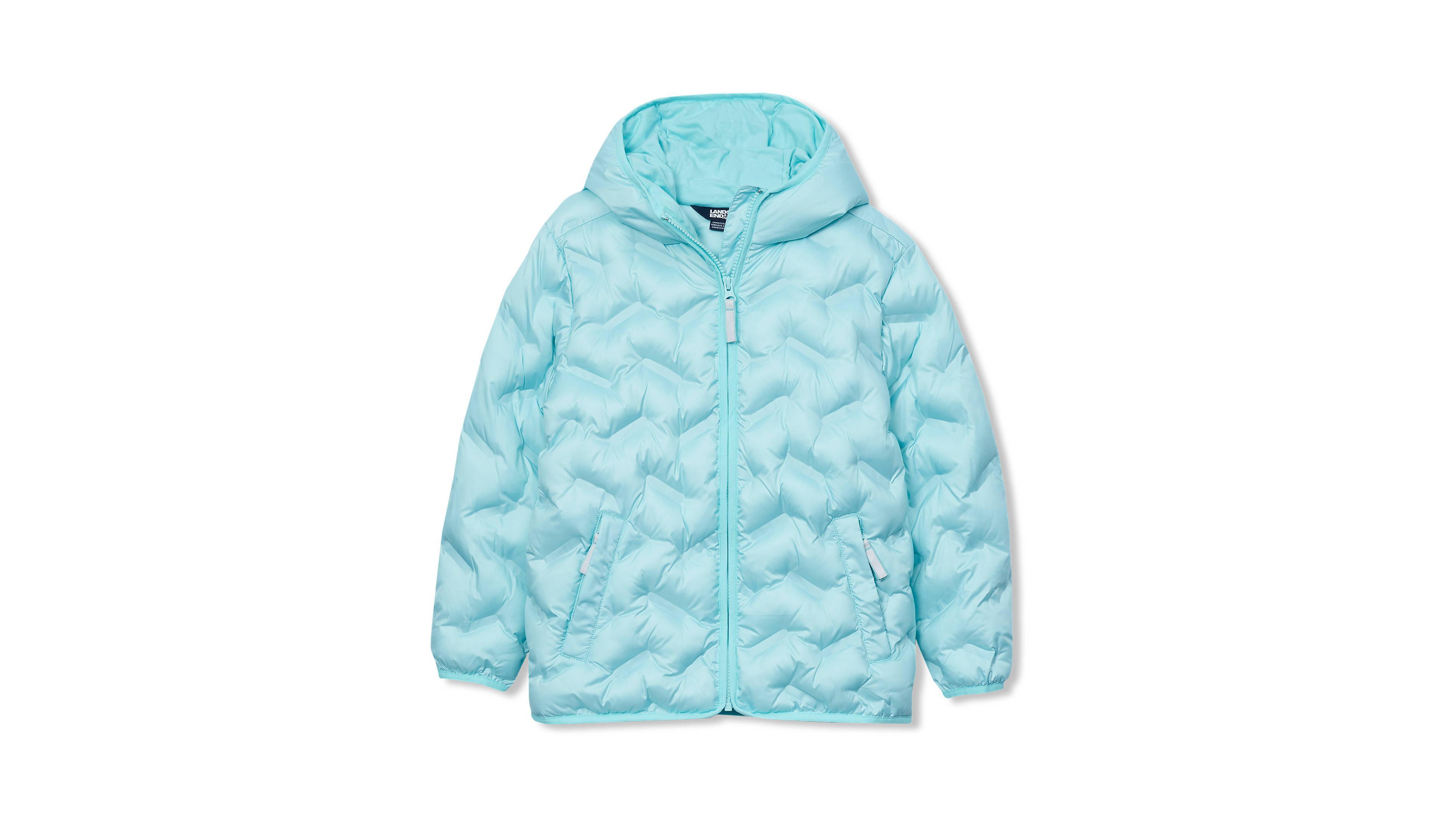 Lands' End Kids Water Resistant Seamless Quilt Insulated Jacket