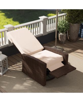 Reclining Rat 360degree(s) Swivel Chair Cushioned Recliner