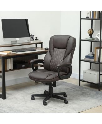 Executive Office Chair PU Leather Desk Chair with High Back