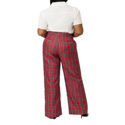 Plus Size Wide Leg Sailor Pants
