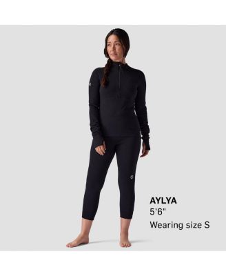 Women's Cedars RWS Merino Mid-Wt Baselayer 3/4 Bottom Midweight Long Underwear Bottoms