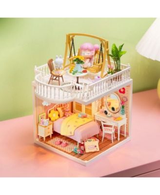 3D Puzzles DIY Miniature Dollhouse Accessories, Extension Pack Building Set Toys Playset, Ornaments for Gift