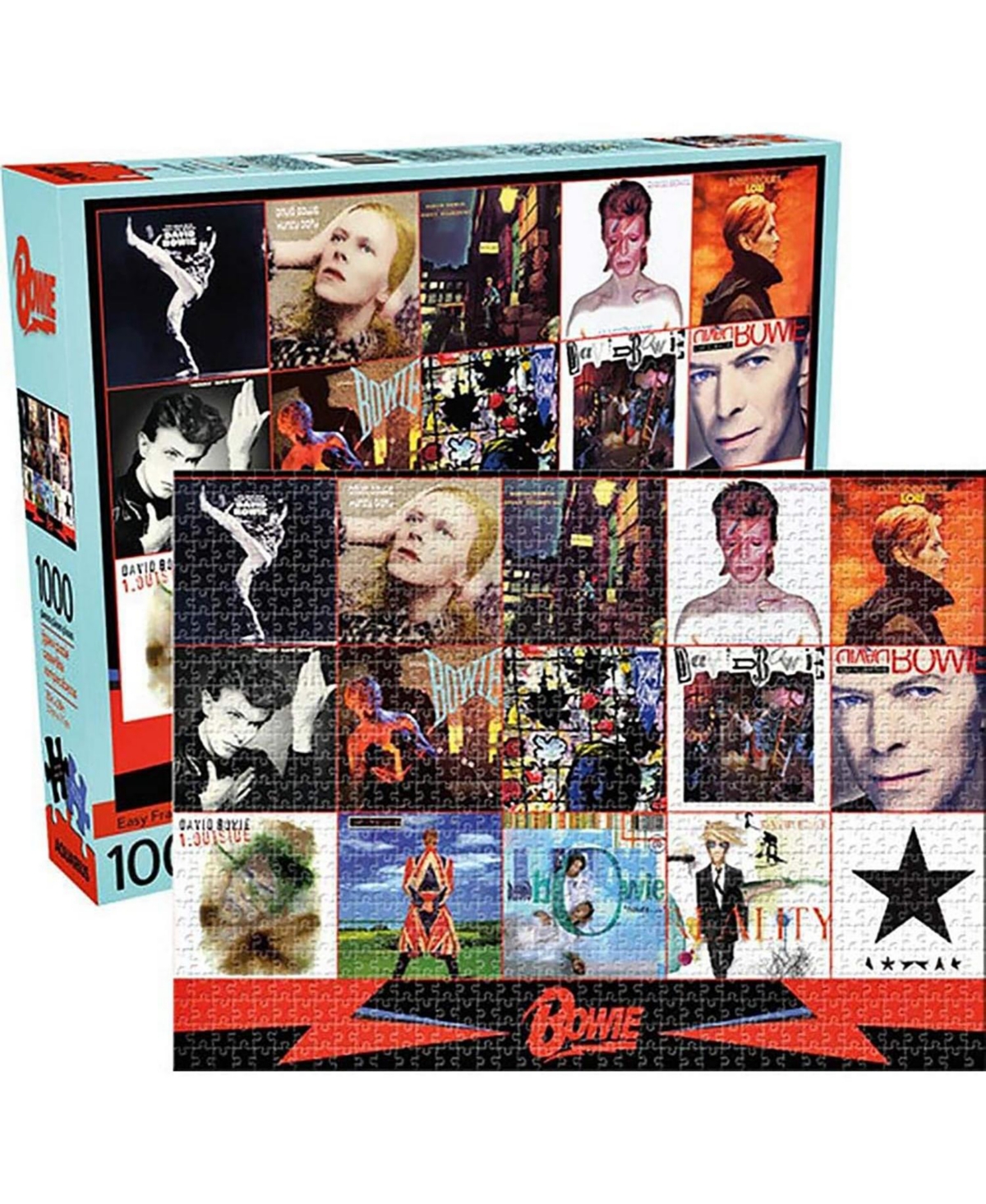 Nmr Distribution David Bowie Albums 1000 Piece Jigsaw Puzzle