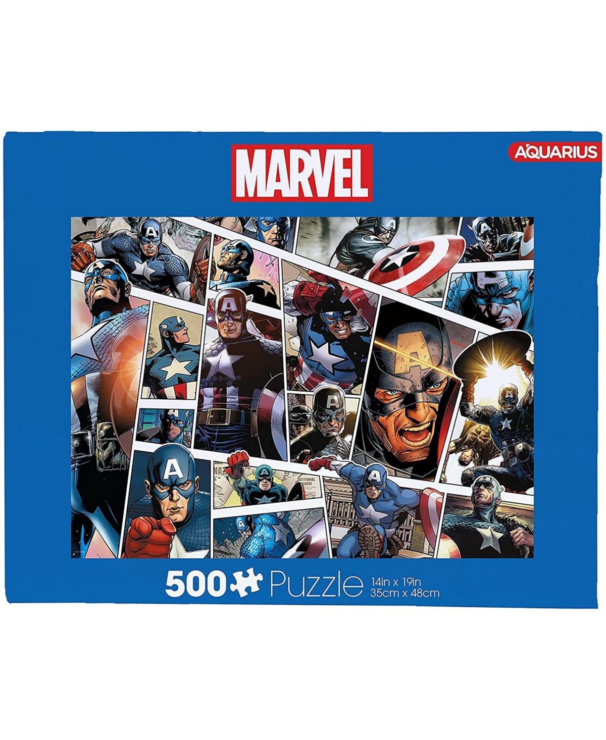 Nmr Distribution Marvel Captain America Panels 500 Piece Jigsaw Puzzle