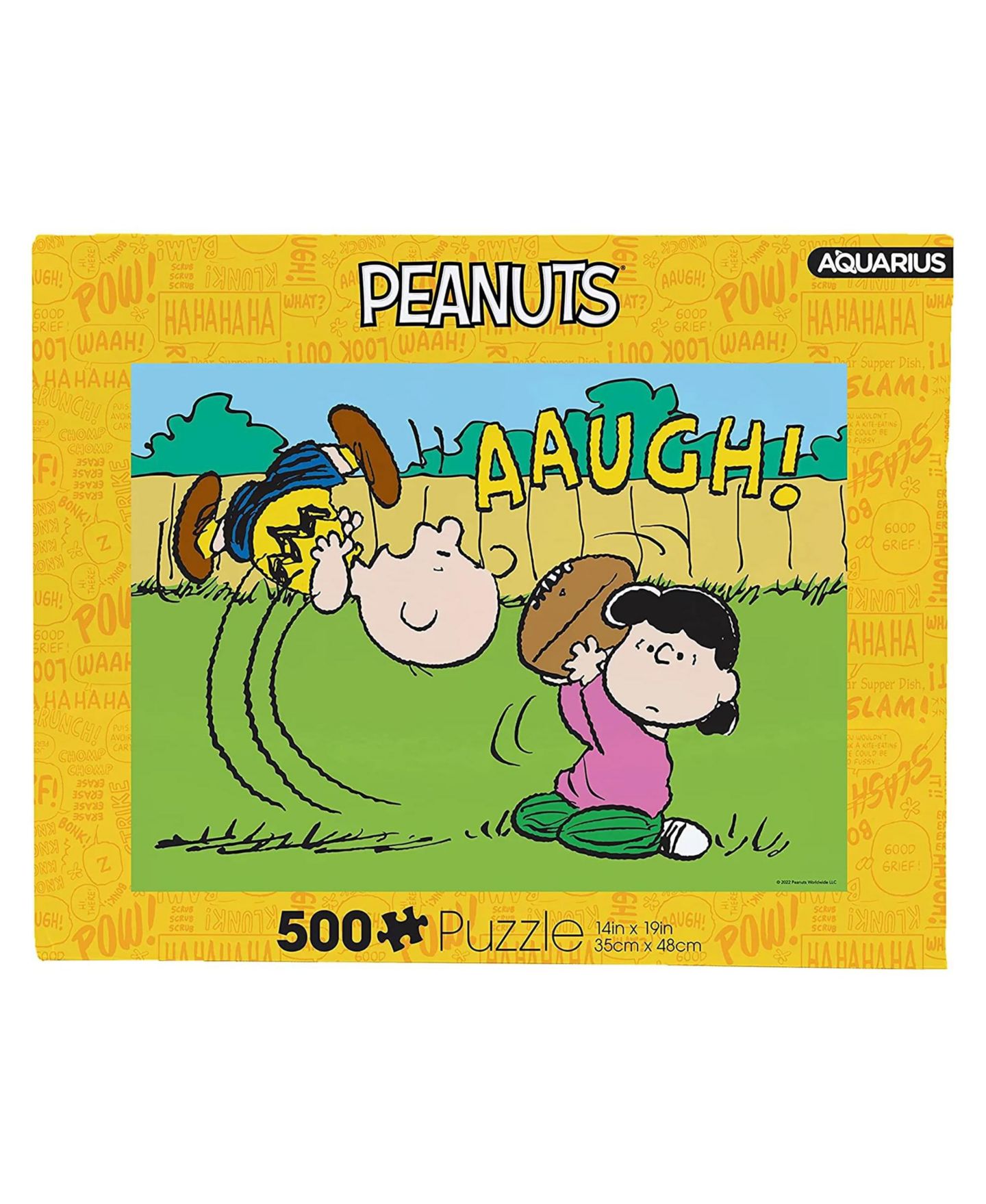 Детский пазл NMR Distribution Peanuts Lucy Football 500-Piece Jigsaw Puzzle, Ages 14+ — фото 1