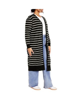 Plus Size Josie Stripe Cardigan