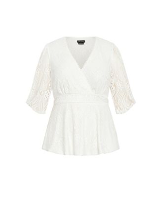 Plus Size Christa Lace Top