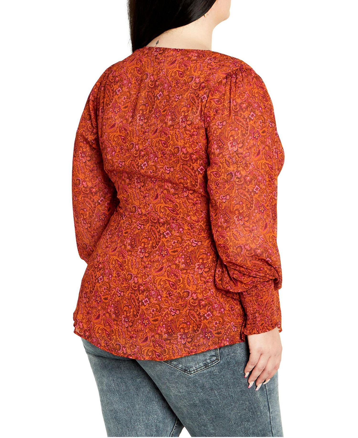 Plus Size Alexis Print Top