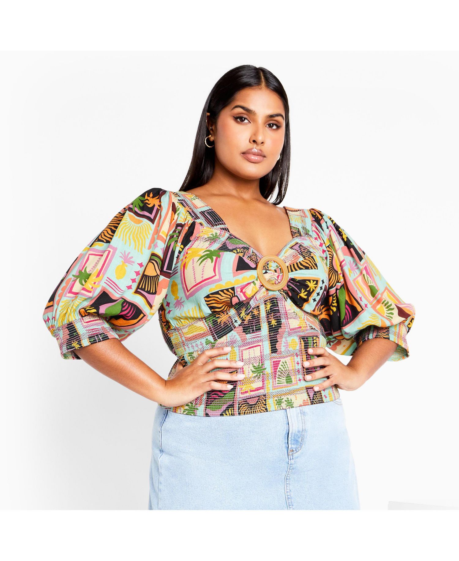 Plus Size Flora Top