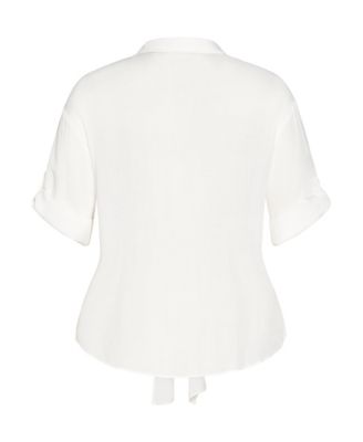 Plus Size Tropical Tie Top