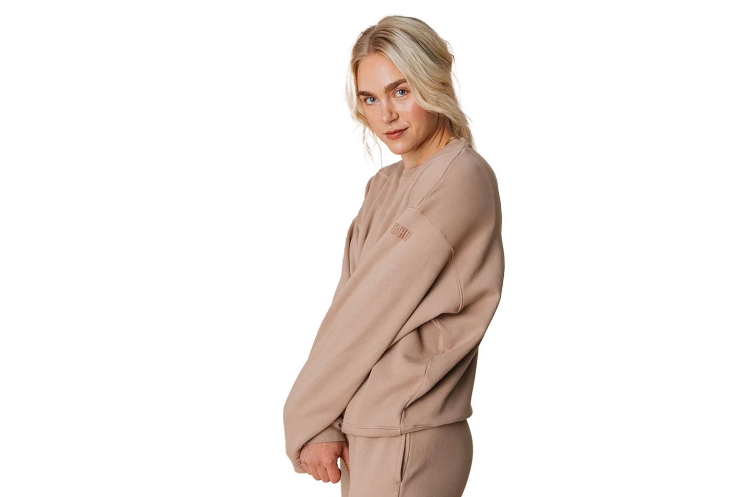 Women's Organic Cotton Teddy Oversized Crewneck