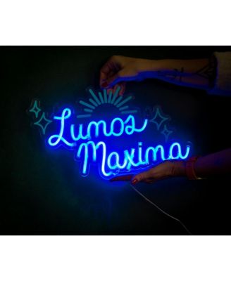 Harry Potter Lumos Maxima Hanging LED Neon Wall Light Sign