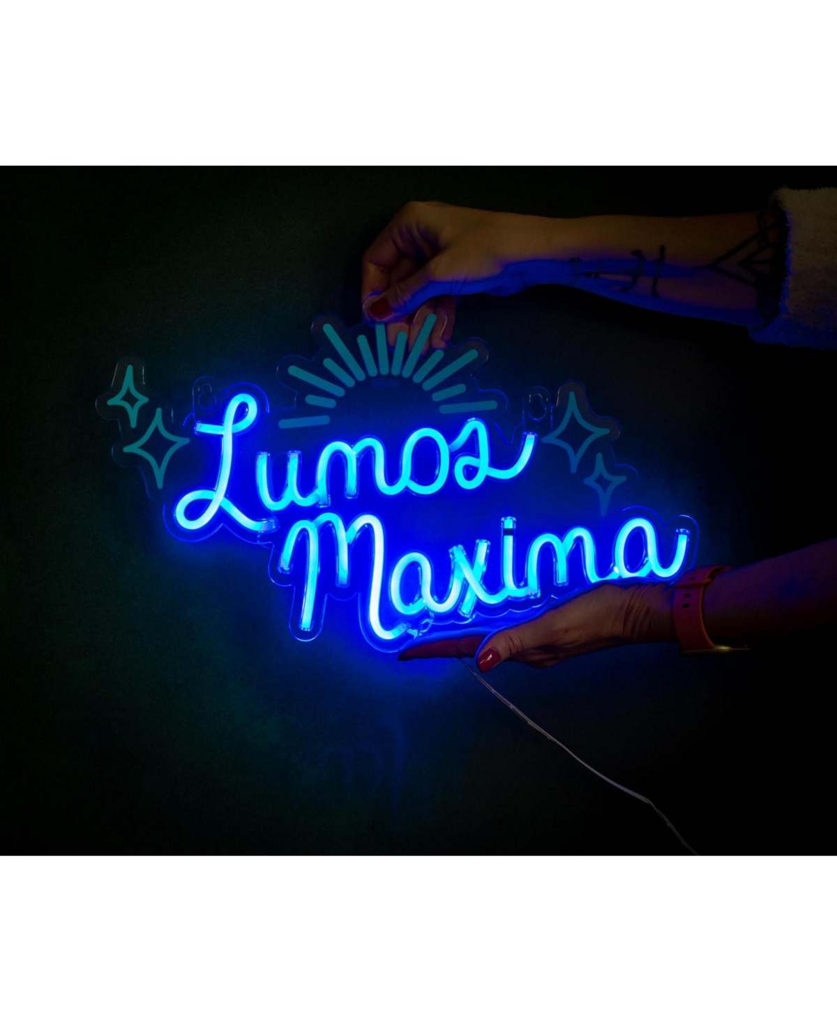Ukonic Harry Potter Lumos Maxima Hanging Led Neon Wall Light Sign