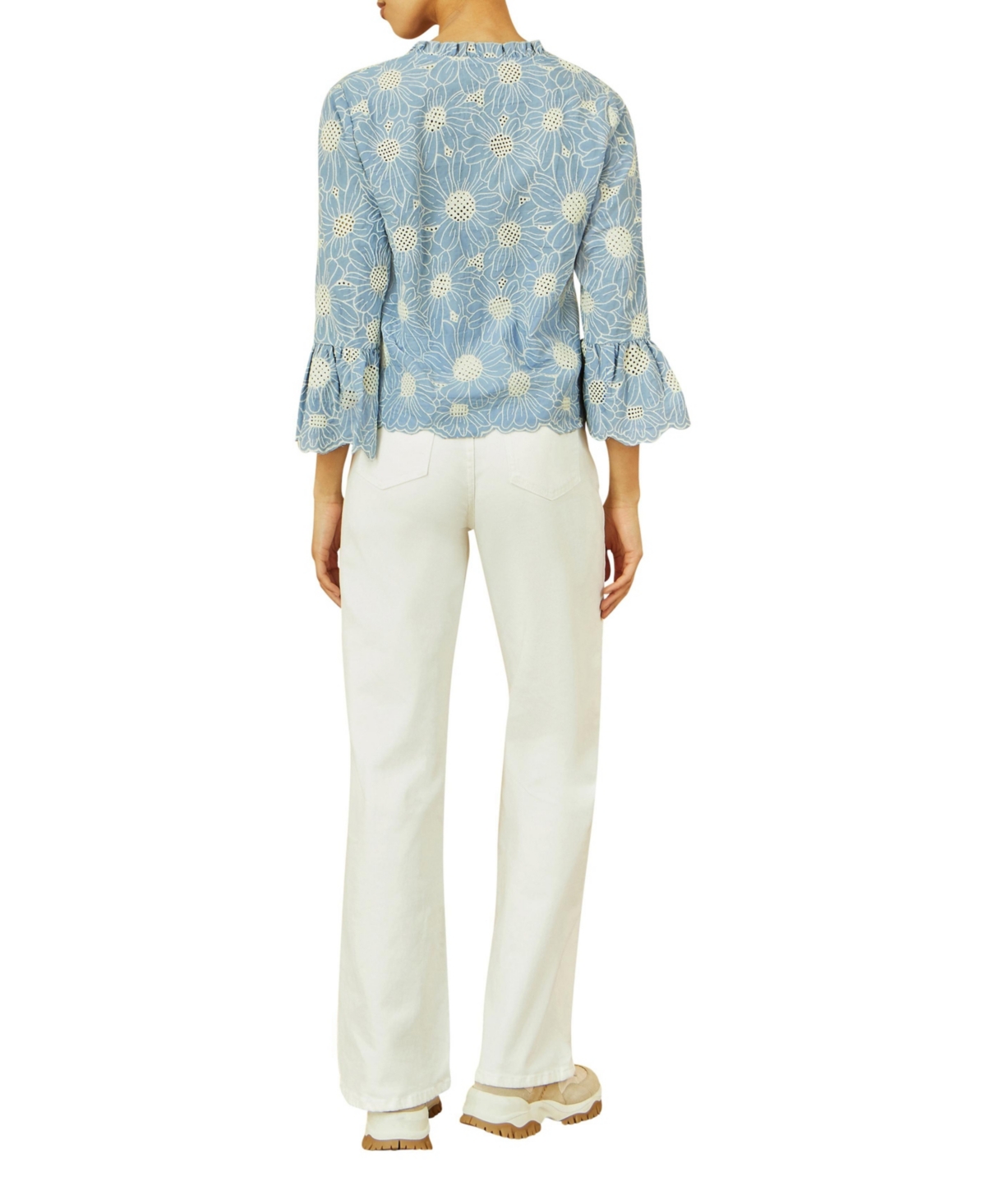 Yumi Women's Daisy Broderie Shirt
