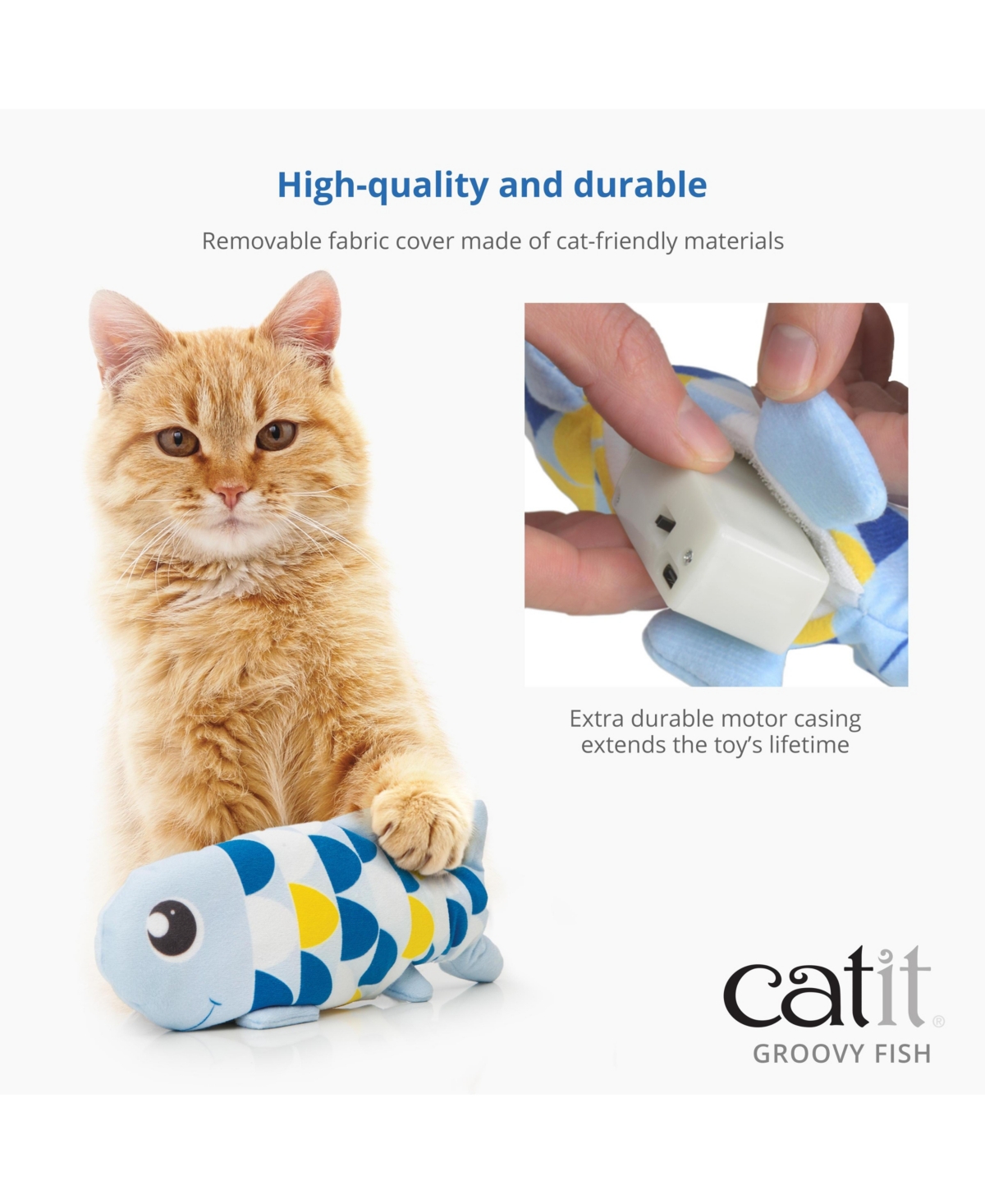 Catit Groovy Fish, Blue