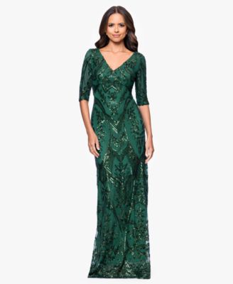 B&A By Betsy and Adam - Women's V-Neck Dress