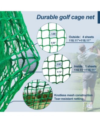 Streamdale 10x10 Golf Net Cage with Metal Frame