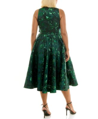 Women's V-Neck Bow Detail Dress