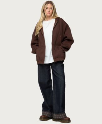 Women's Polyester Cotton Elvie Oversized Hoodie