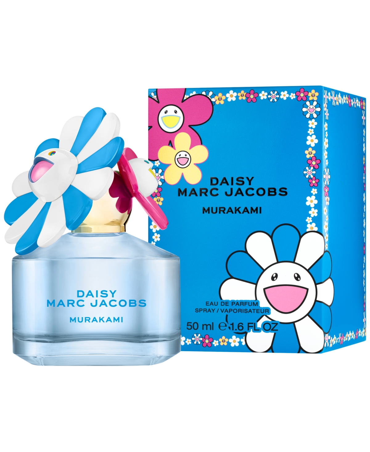 Marc Jacobs Daisy Murakami Blue Limited-edition Eau De Parfum, 1.6 Oz. In Transparent