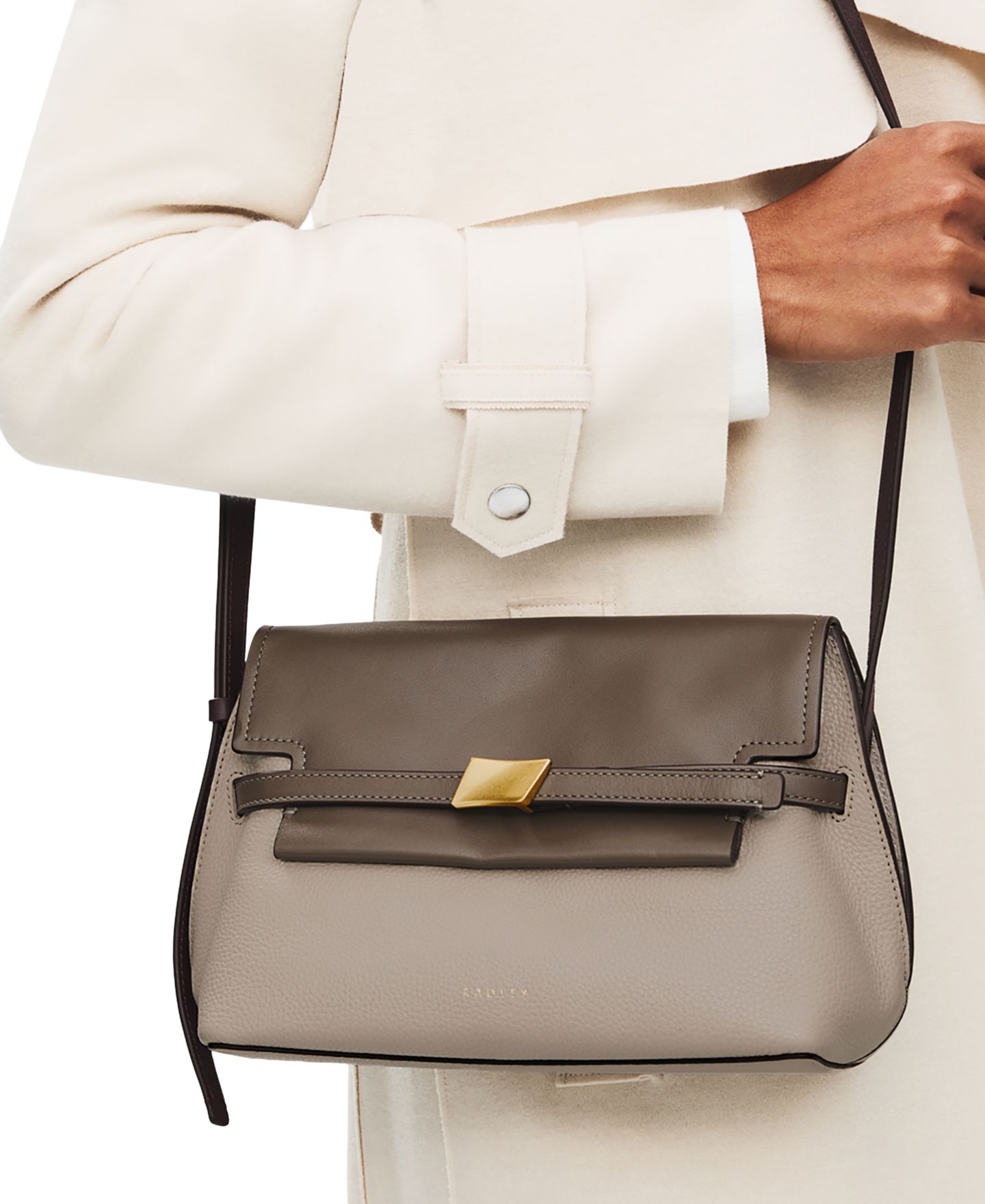 Женская сумка Radley London Christina Colorblock Small Crossbody, цвет: Porcini — фото 6