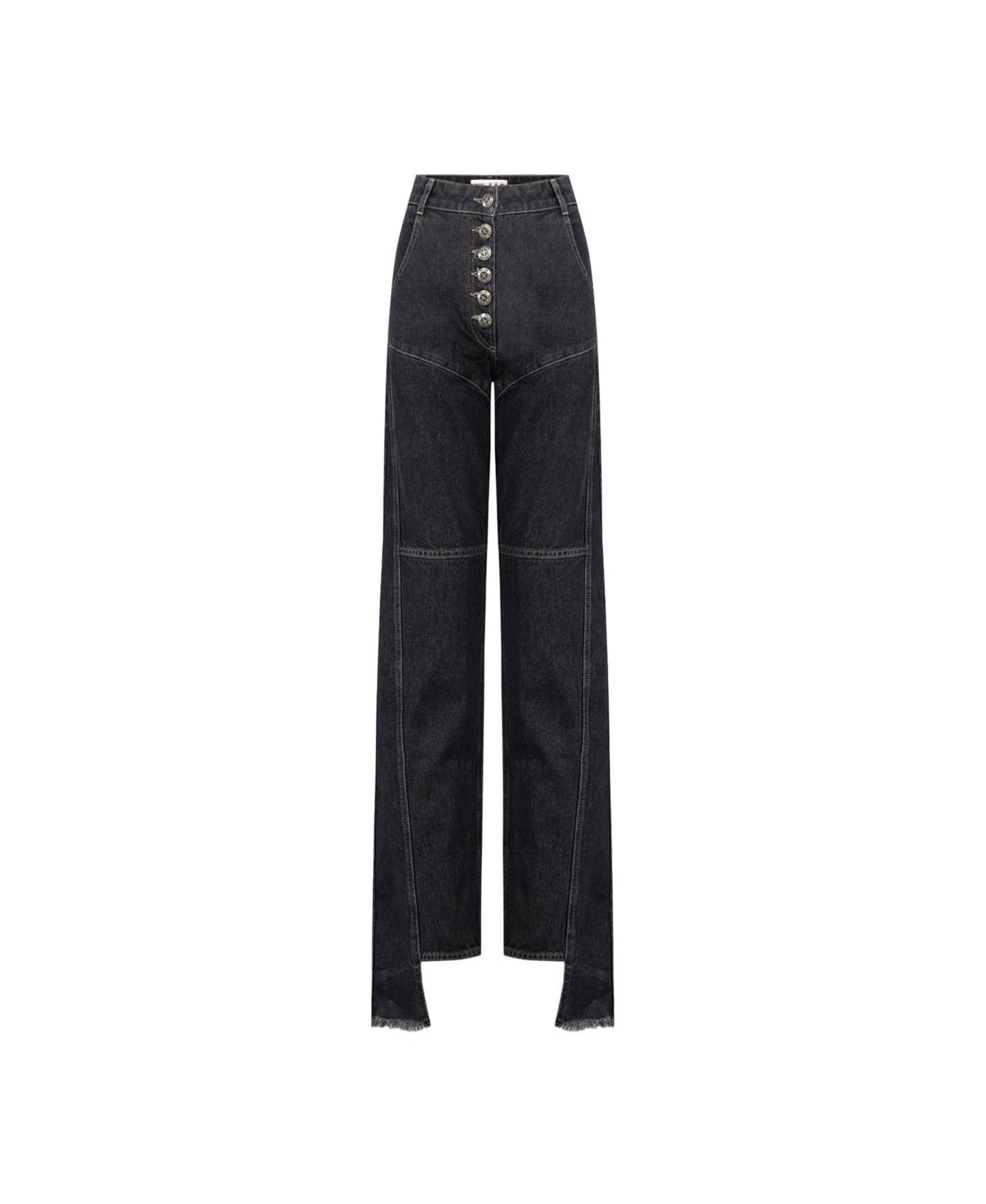 Женские джинсы PCFG Your Itch Bootcut, цвет: Чёрный — фото 3