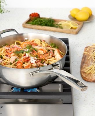 Premier Stainless Steel 4.5 Quart Chef's Pan with Lid