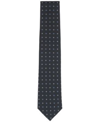 Men's Meyers Grid Pattern Tie, Macy's Exclusive