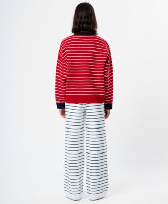 Women's Marley Knit Long-Sleeve Striped Sweater
