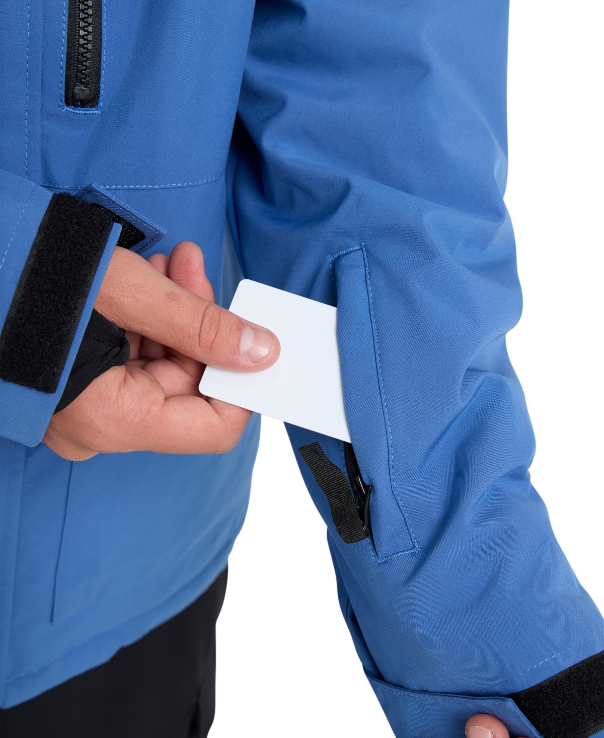 Quiksilver Men's Mission Solid Full-zip Jacket In Blue