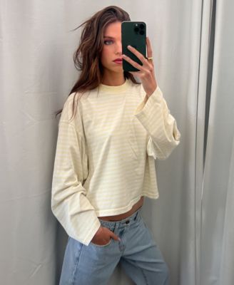Women's Bloom Round-Neck Long-Sleeve Top