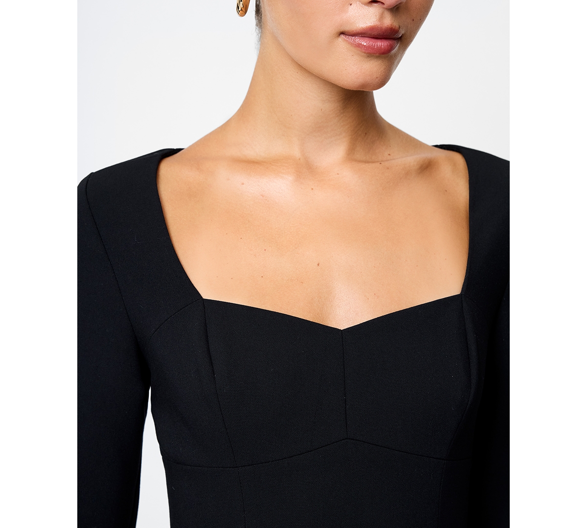 French Connection Women's Whisper Sweetheart Neck Mini Dress