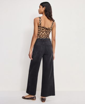 Women's Good Skate Cropped Wide Leg Jeans, Regular & Plus Size