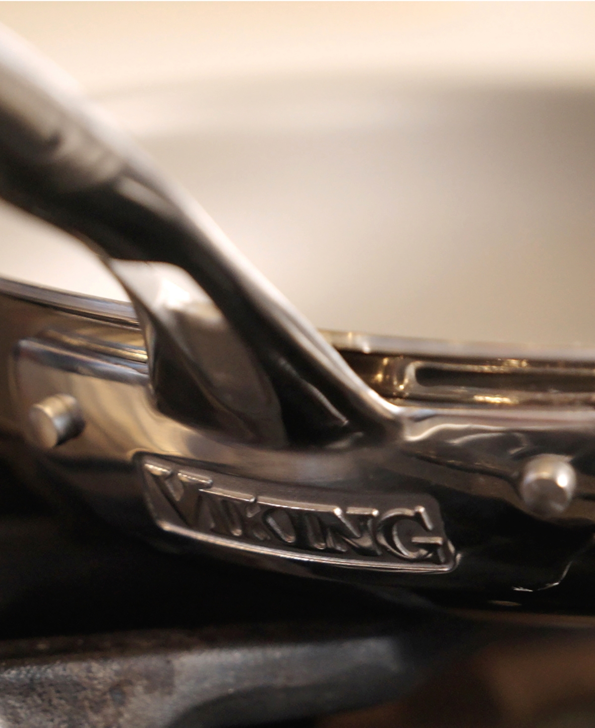 Viking Pure Glide Stainless Steel 10" Fry Pan In Silver