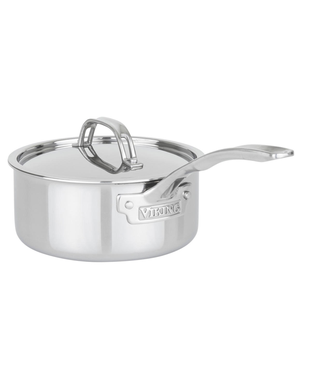 Viking Pure Glide Stainless Steel 2-quart Saucepan In Silver