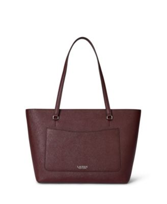 Crosshatch Leather Medium Karly Shopper Tote