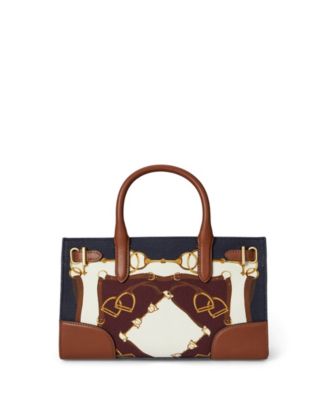 Mini Belting-Print Devyn Tote Bag