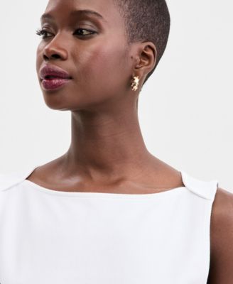 Women's Knit Sleeveless Boat-Neck Top, Macy's Exclusive