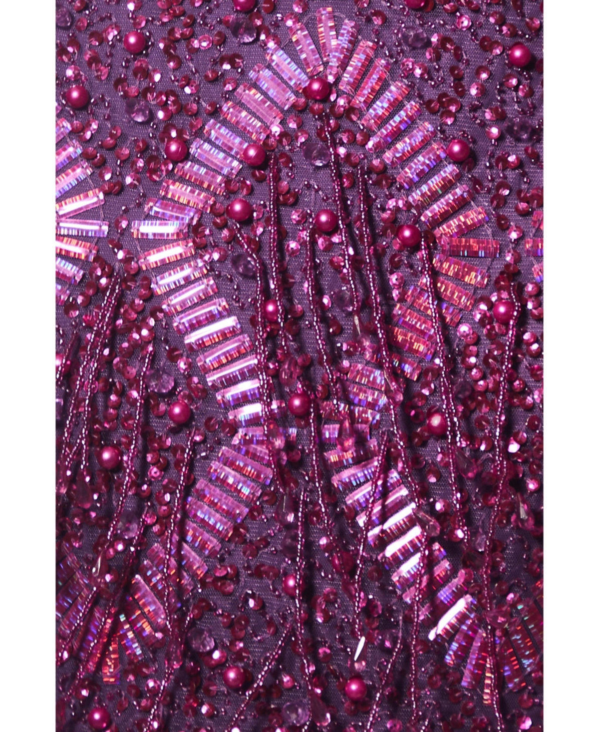 Nasty Gal Women's Embellished Tassel Beaded Crop Top