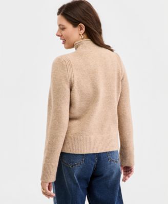 Women's Roll Mock-Neck Sweater, Macy's Exclusive