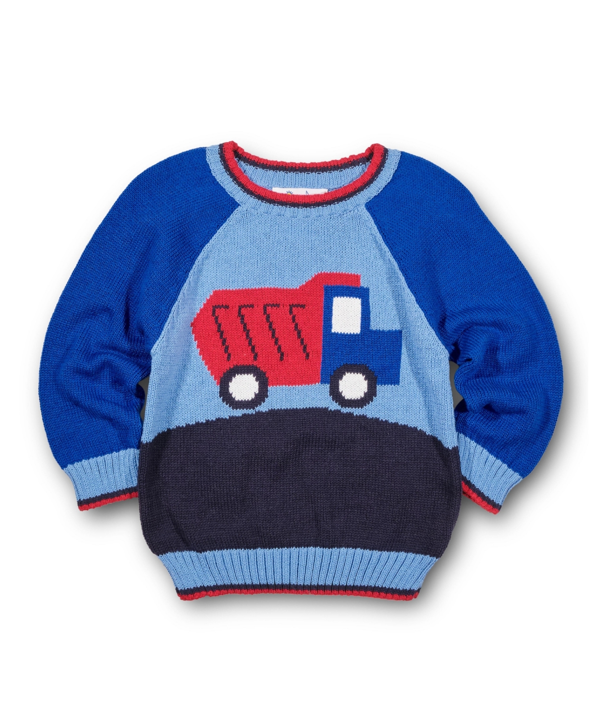 Florence Eiseman Baby Boys Sweater With Dump Truck
