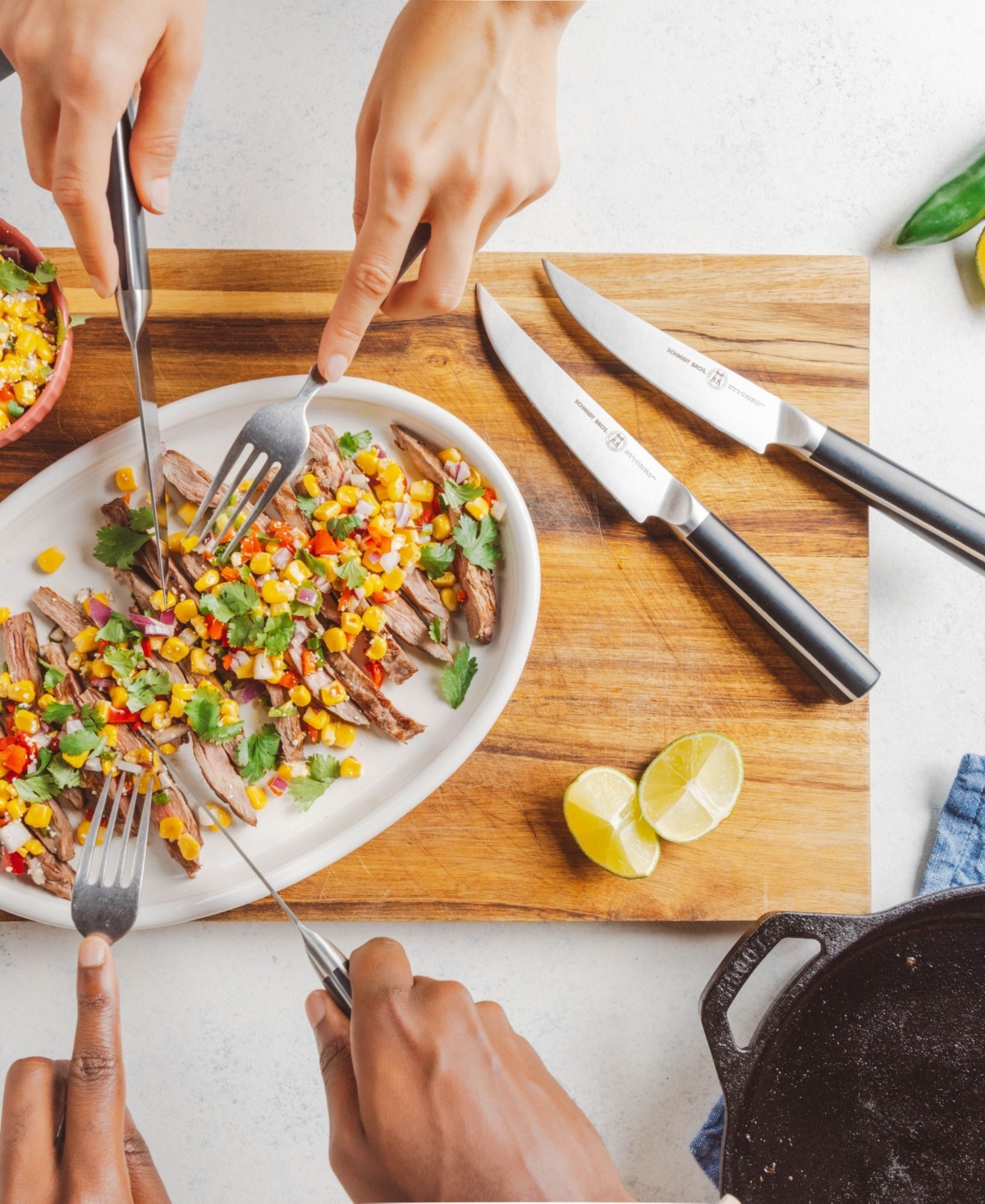 Schmidt Brothers Crosstown 4-Pc. Steak Knife Set