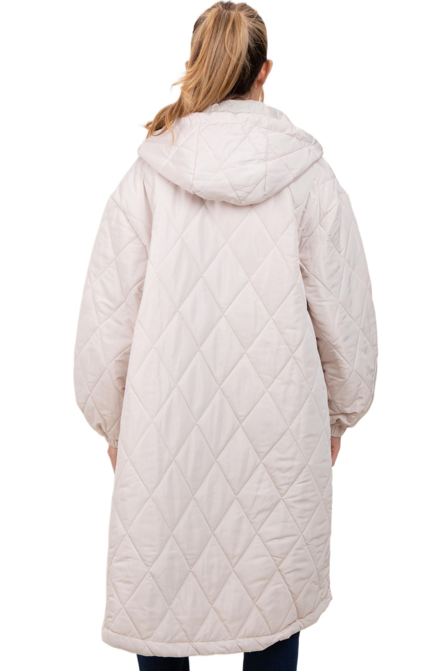 Women's Quilted Long Puffer Jacket